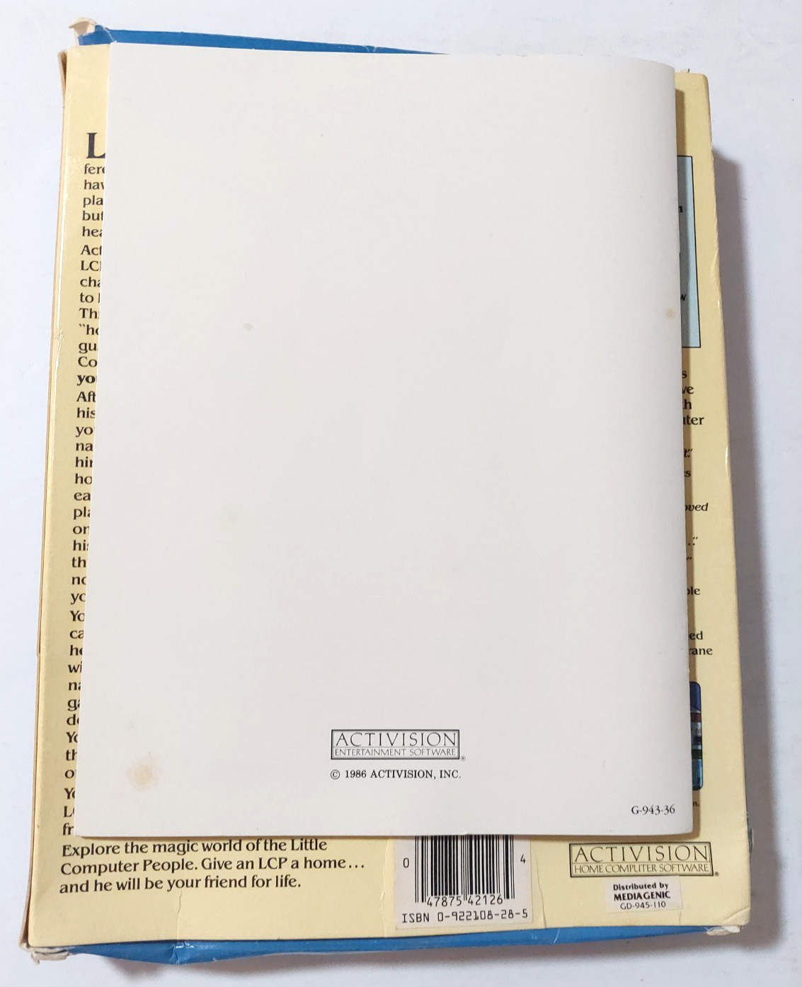 Little Computer People Discovery Kit Commodore 64 Floppy In Box Manual Untested
