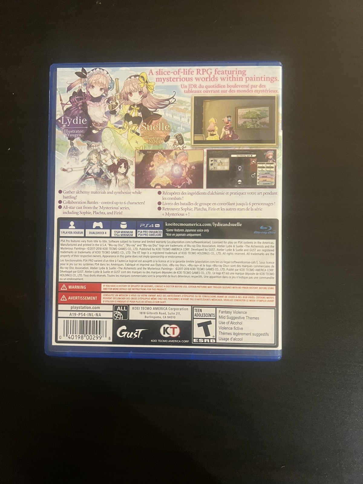 Atelier Lydie & Suelle: The Alchemist & the Mysterious Pantings forPlayStation 4