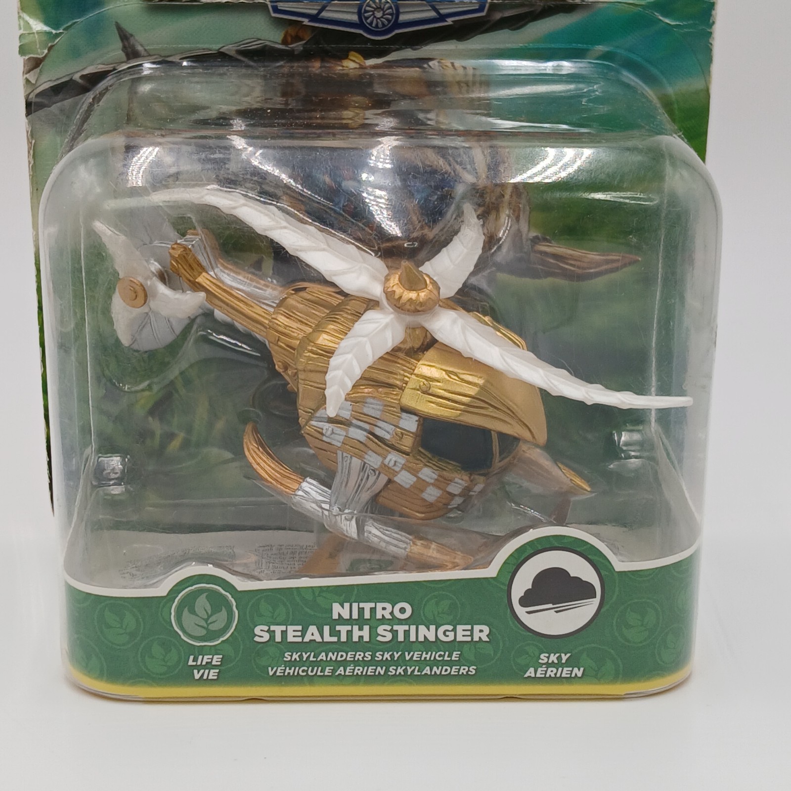 Skylanders SuperChargers Nitro Stealth Stinger Sky Vehicle Life Vie FLAW READ