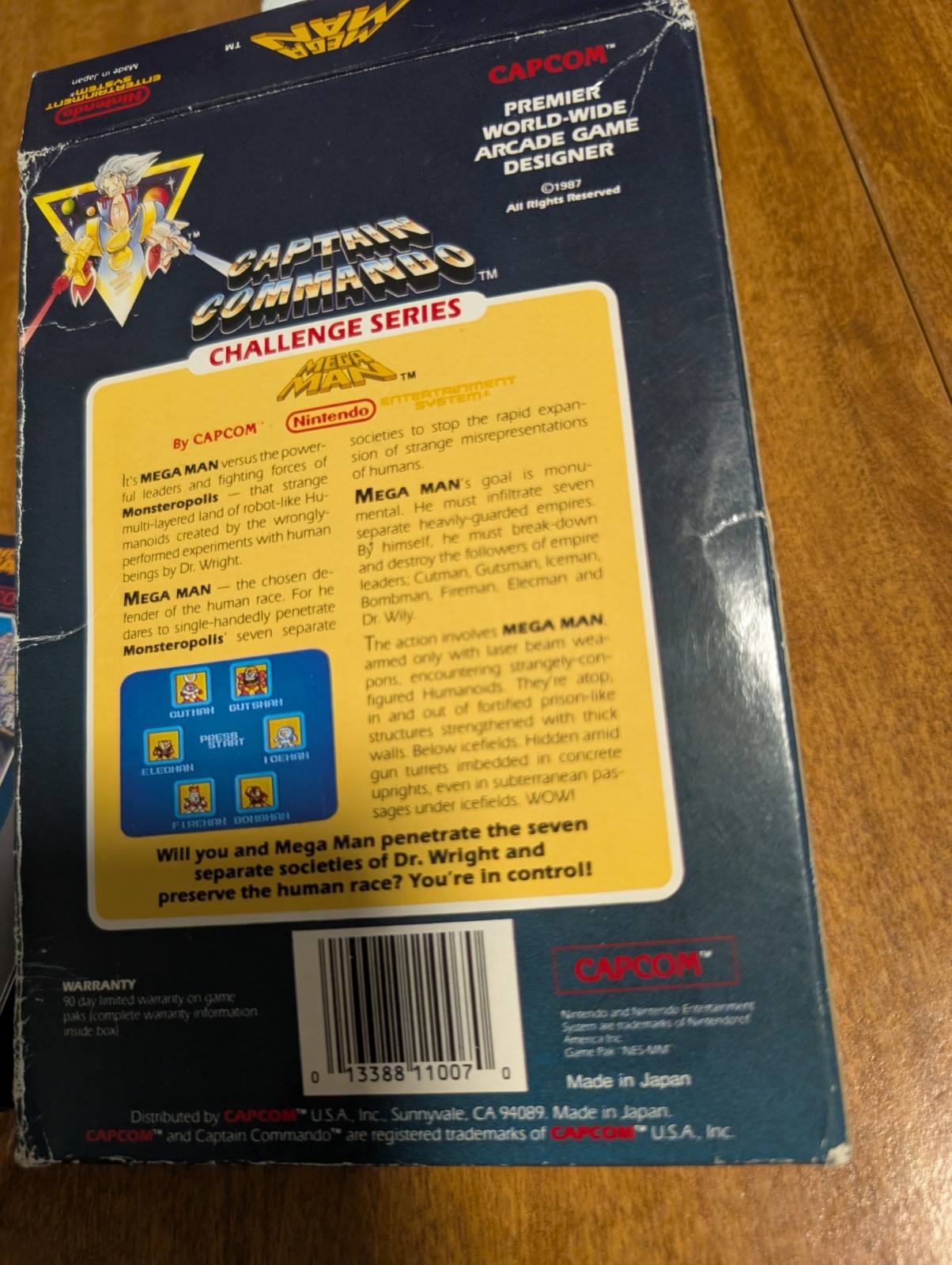 Mega Man Nintendo NES CAPCOM