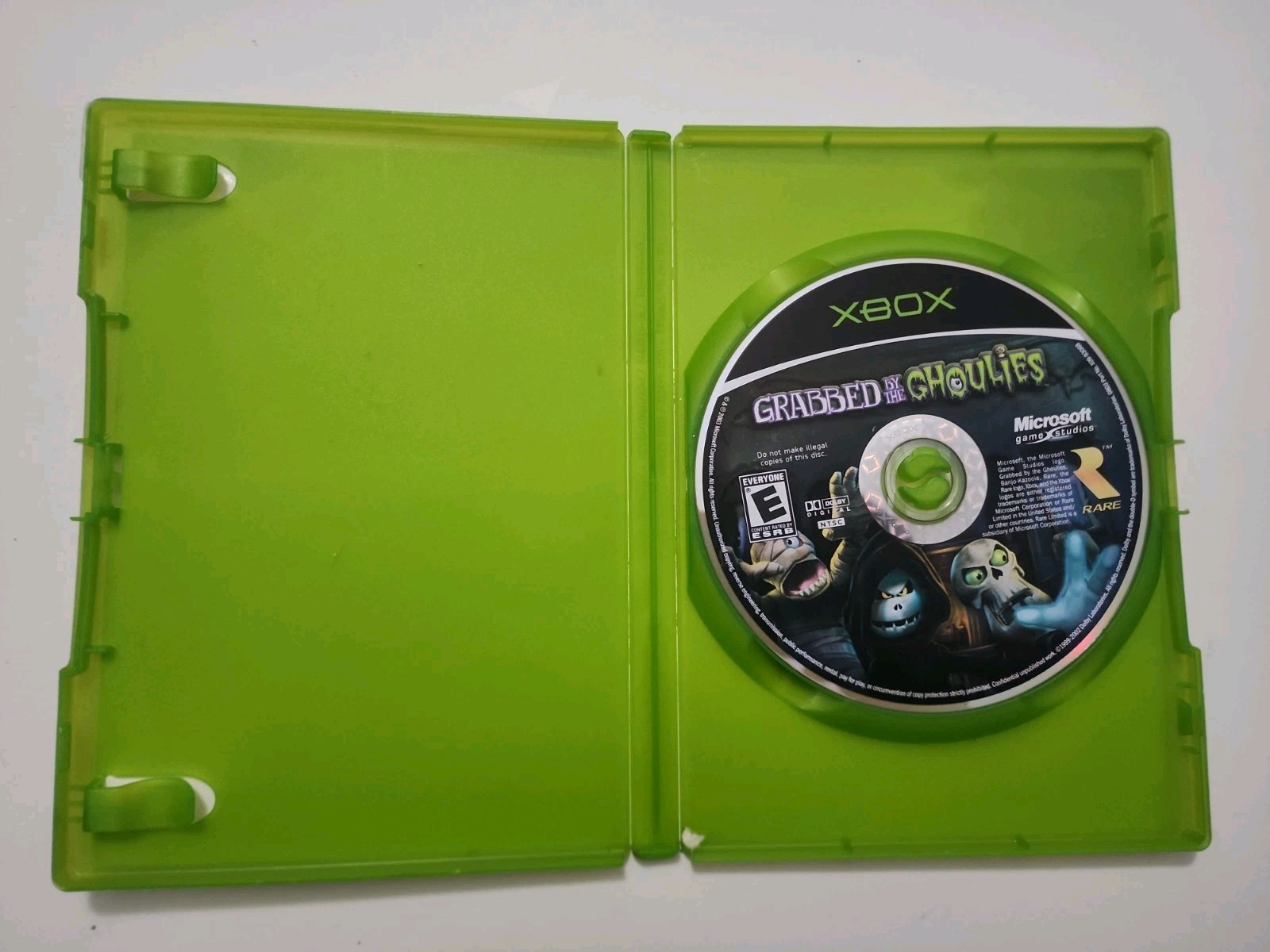 XBOX Grabbed by the Ghoulies (Microsoft Xbox, 2003) Original Game Rare