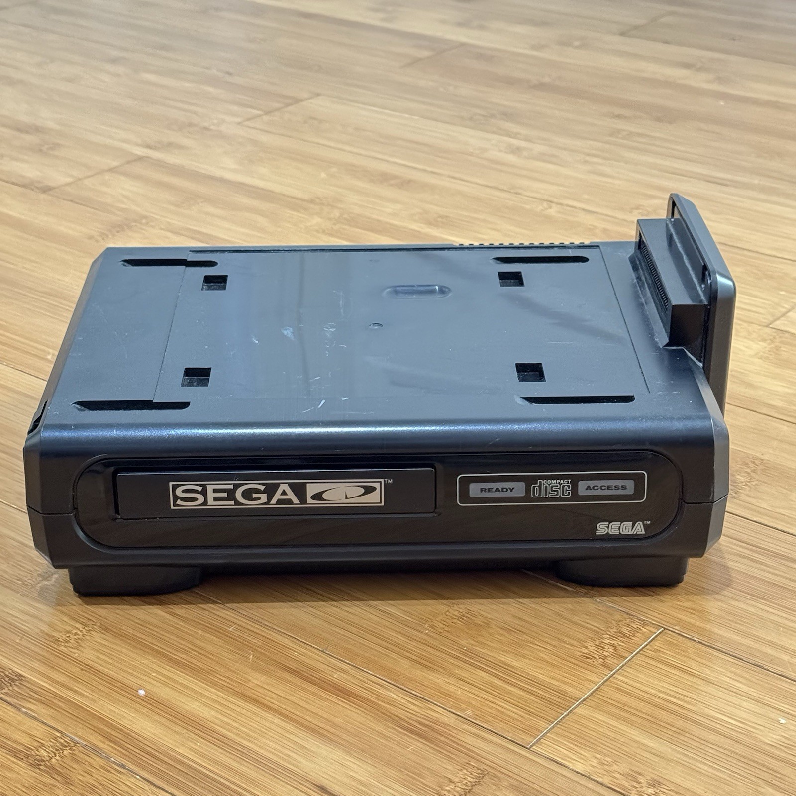 Sega Genesis CD Model 1 Console System! Tested Works! NEW SAVE BATTERY INSTALLED
