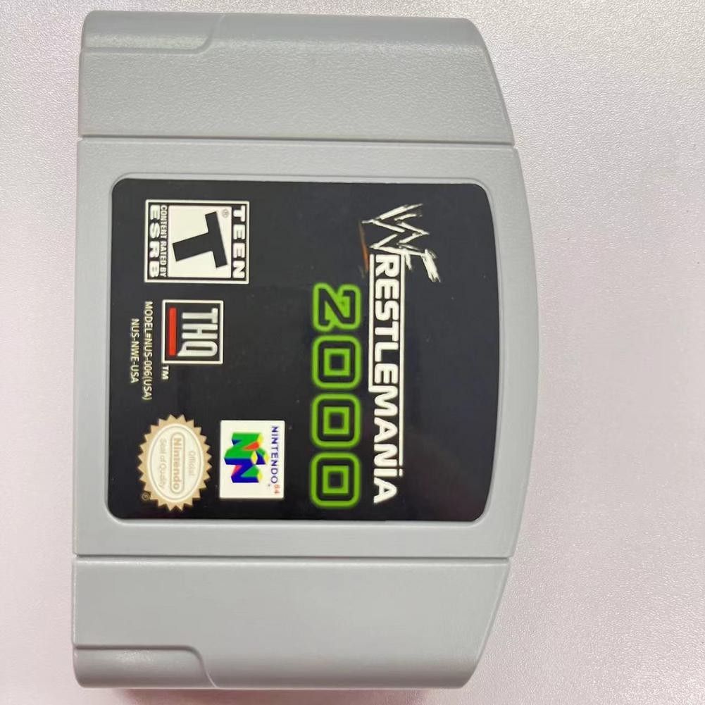 WWF WrestleMania 2000 – Nintendo 64 (N64) Popular title Complete set