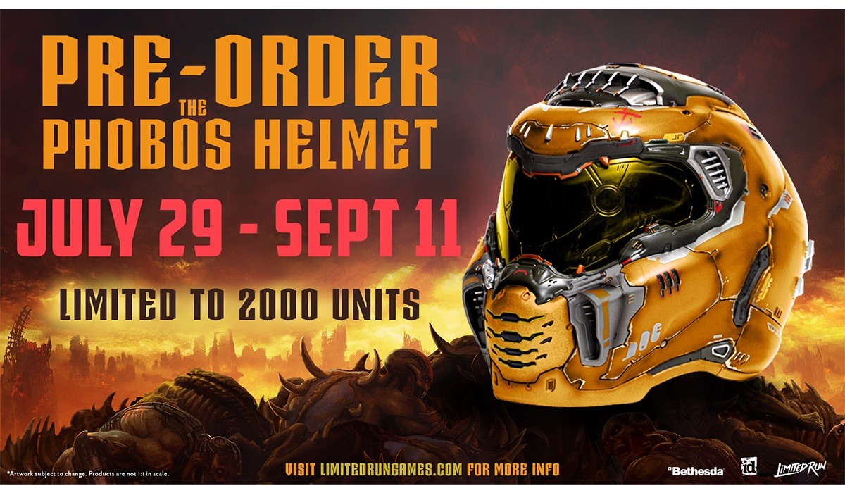 Doom Eternal Phobos Collector’s Edition Helmet: Limited Run Games: New/Sealed!