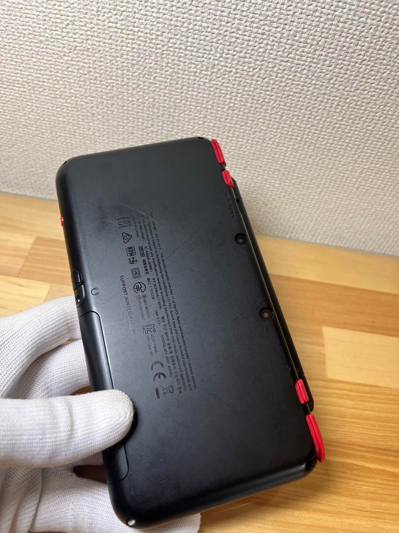 New Nintendo 2DS XL LL Mario Kart 7 Red Black Console Stylus Japanese ver