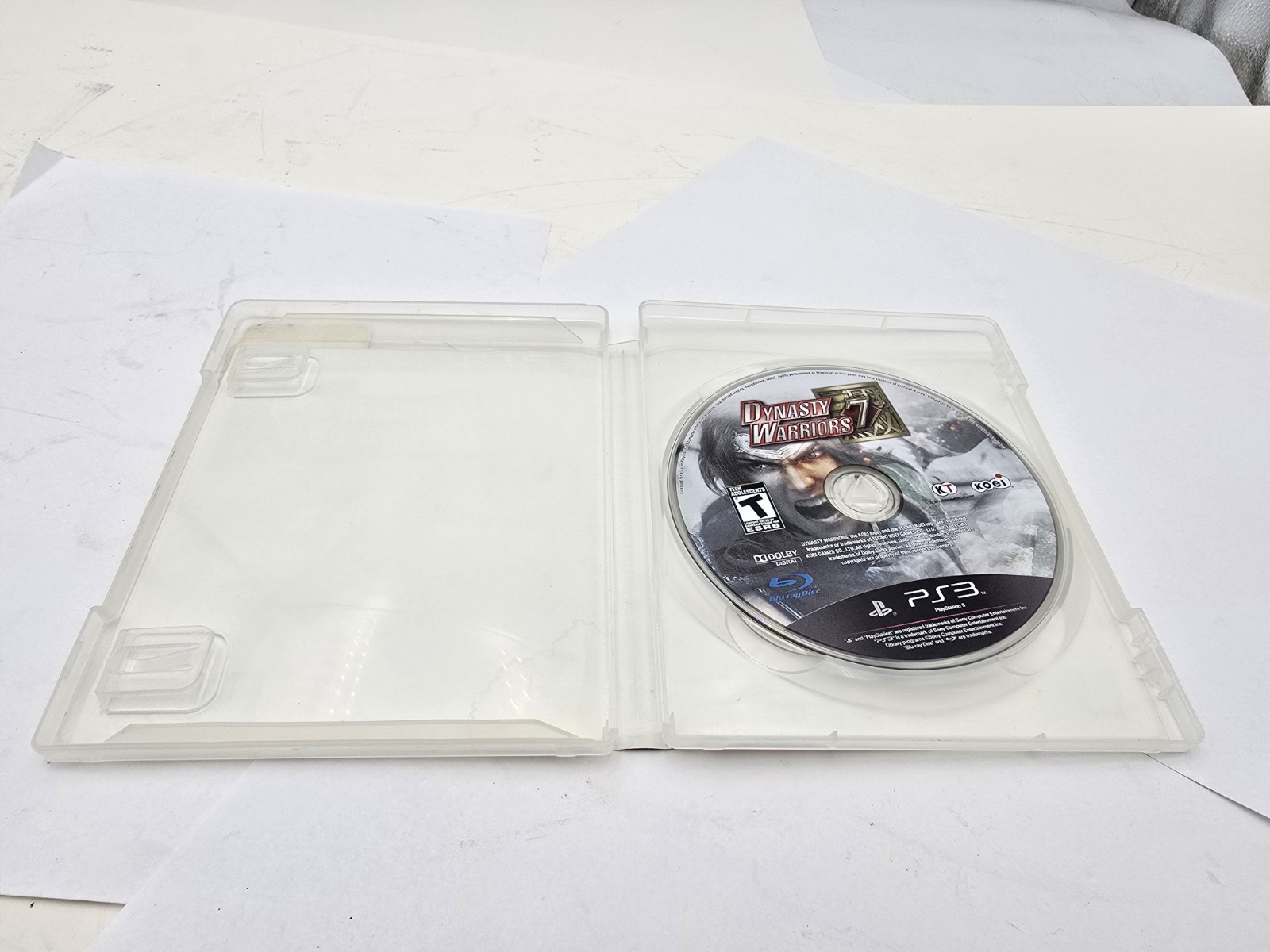 Dynasty Warriors 7 PlayStation 3 PS3 No Manual Clean Disc