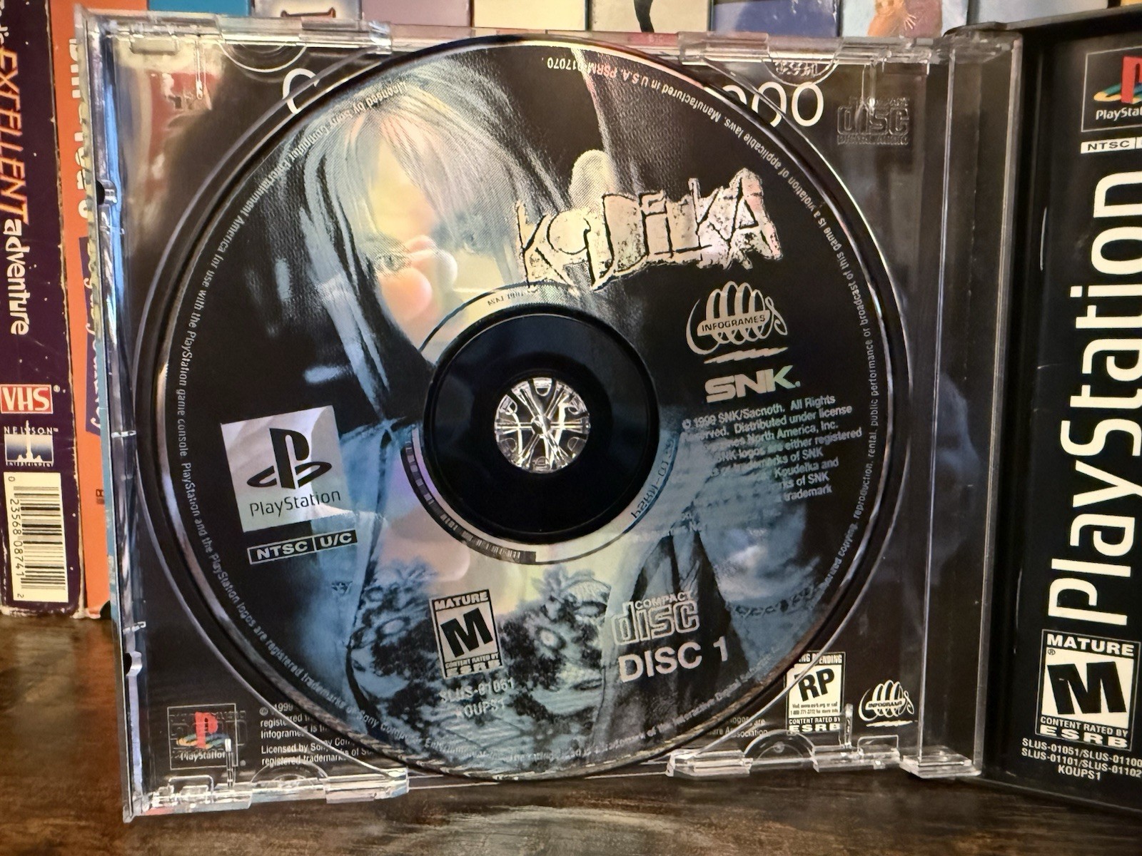 Koudelka PlayStation PS1 Video Game Complete 4-Disc Set with Manual and Reg Card