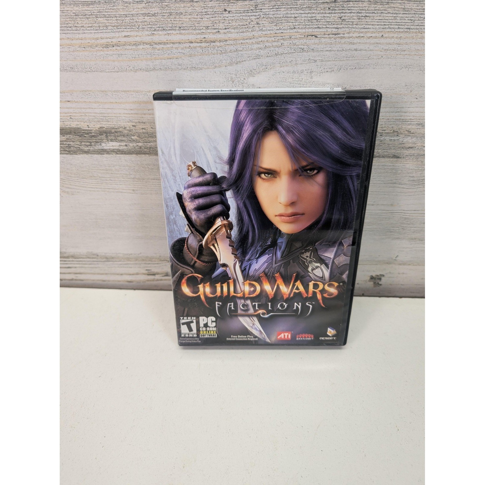Guild Wars Factions PC Game NCsoft NTSC-U/C Discs Manual Case