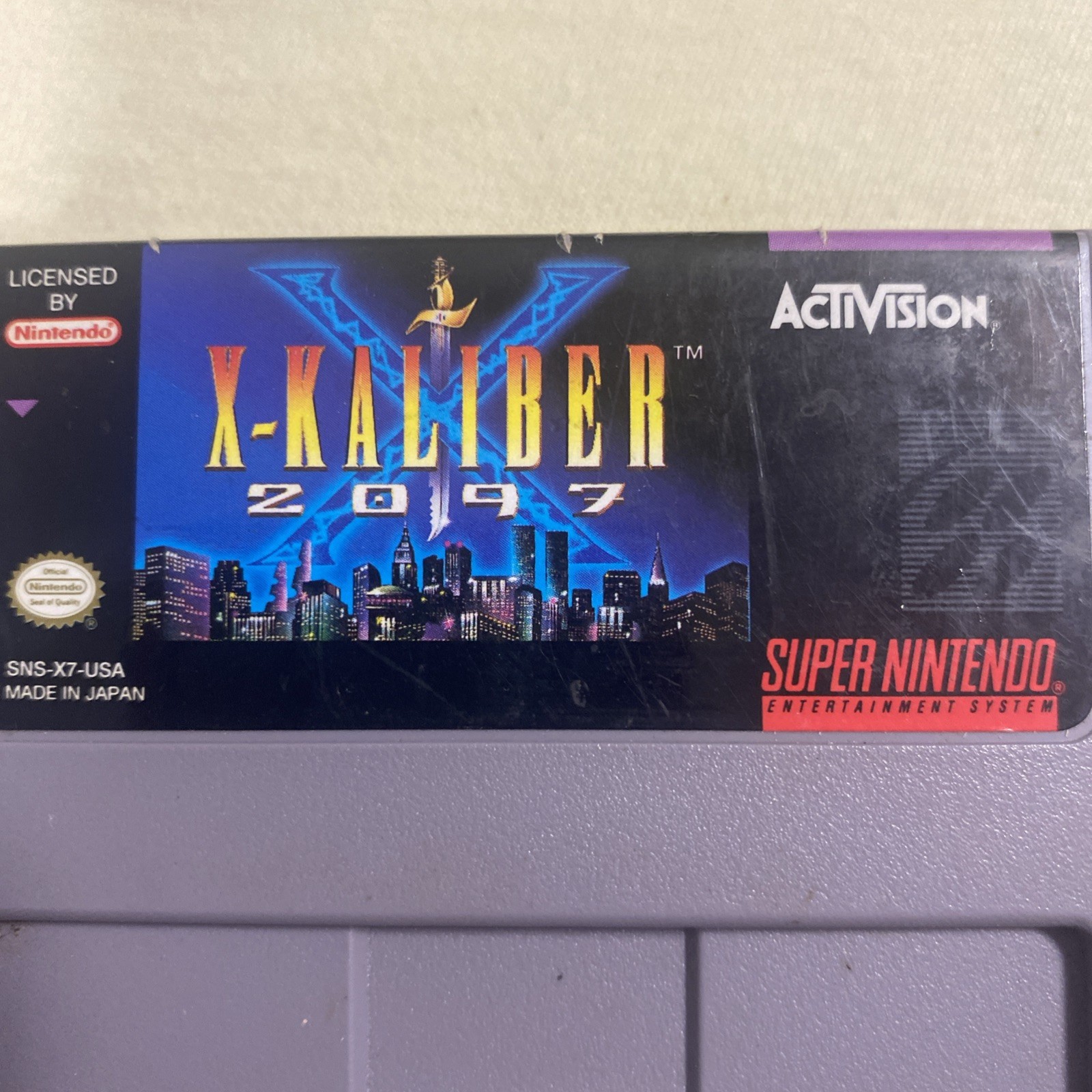 X-Kaliber 2097 Super Nintendo Entertainment System tested working