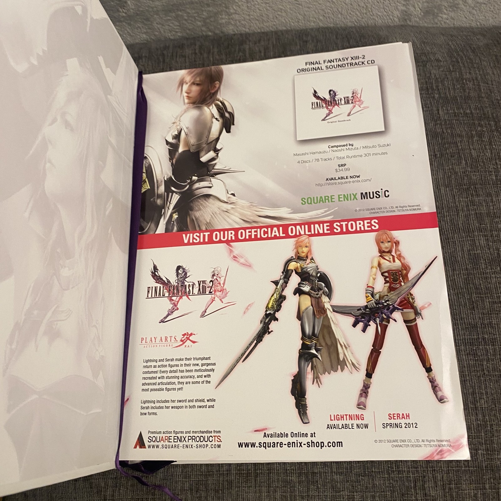 Final Fantasy XIII-2 Hardcover Square Enix Collectible