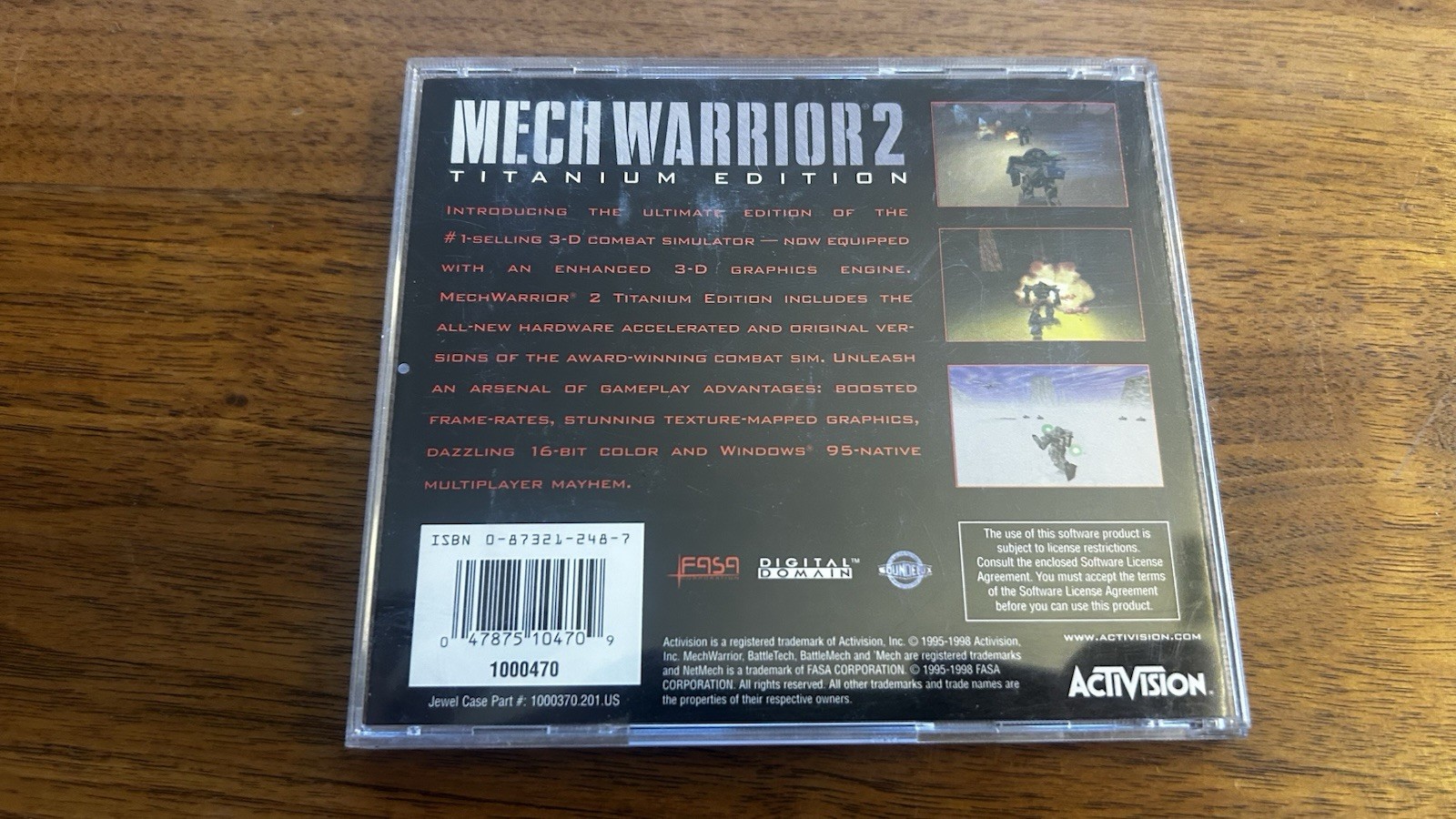 MechWarrior 2 Titanium Edition – Windows – Activision 1998