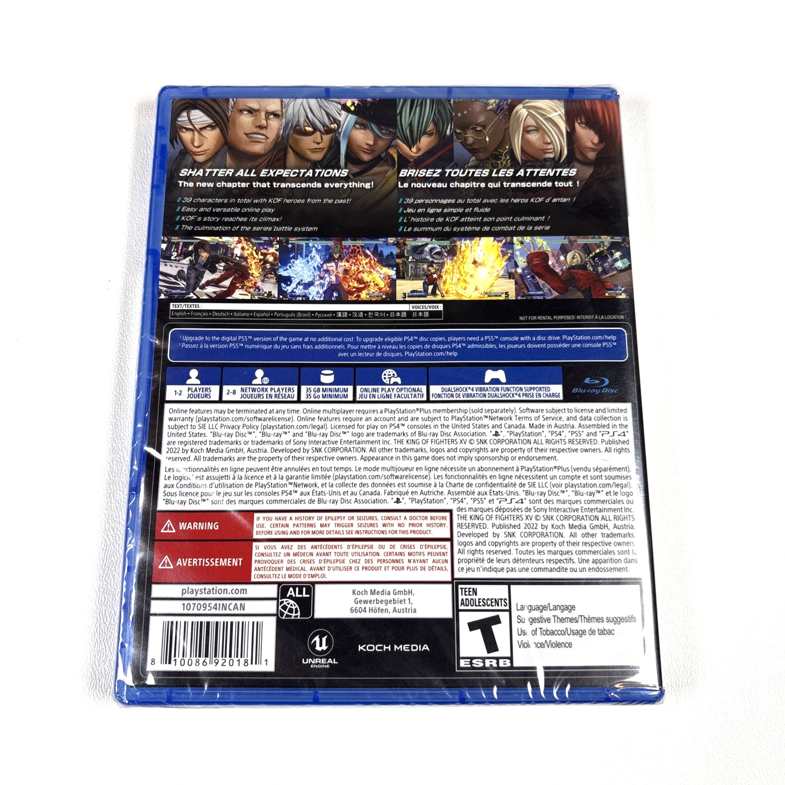 The King of Fighters XV (PS4) NEW