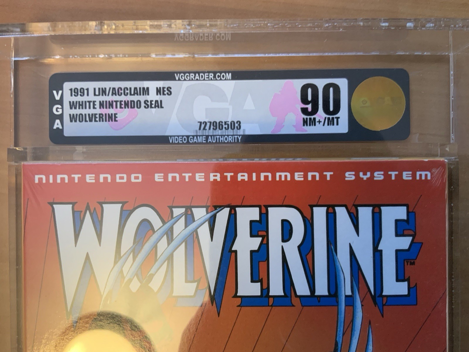 NES 1991 Wolverine VGA 90 NM+/MT MISB rare 💎🔥