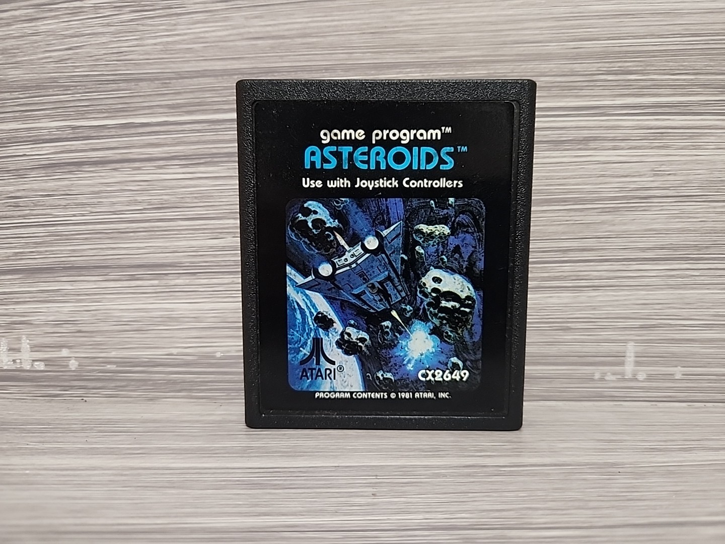 Asteroids (Atari 2600, 1981) CX2649 Retro Video Game