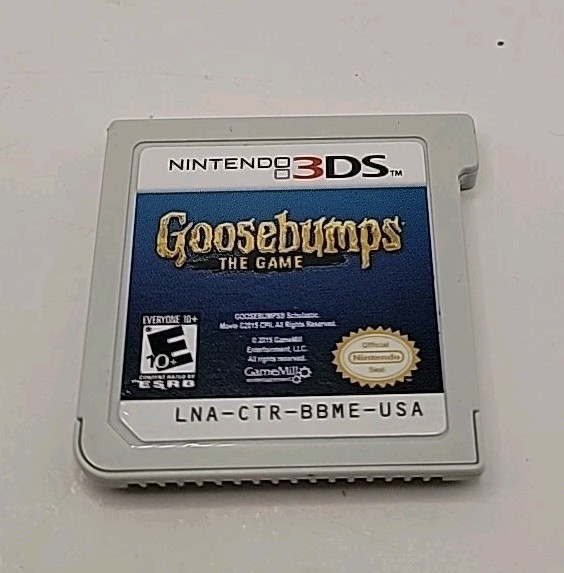 Goosebumps The Game Nintendo 3DS Game CIB NTSC 2015