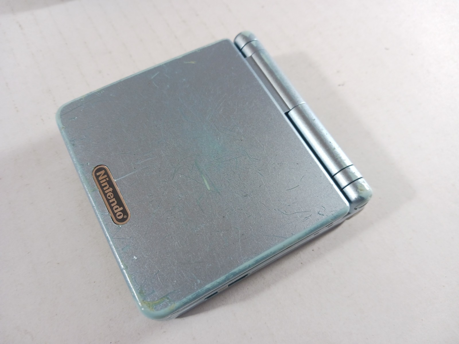 GBA SP Blue Bright Screen AGS-101 Tested Charges Some Wear Nintendo Gameboy