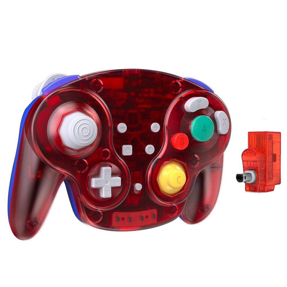 2.4 GHz Wireless GameCube Controller, for NGC GameCube Console (Built-in Rumble)