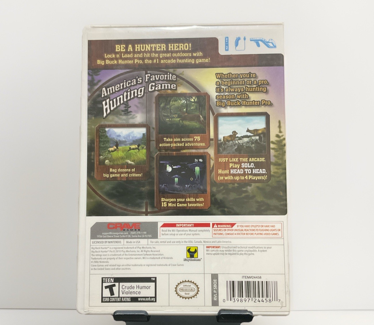 Big Buck Hunter Pro (Nintendo Wii, 2010)