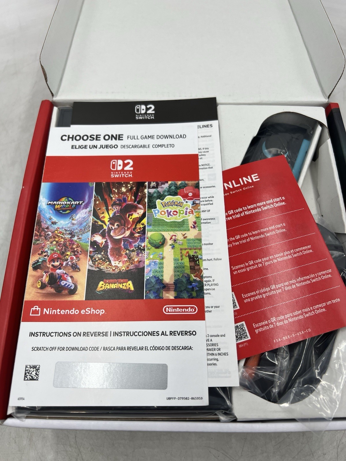 Nintendo Switch 2 With Choose One Full Game Download New In Box