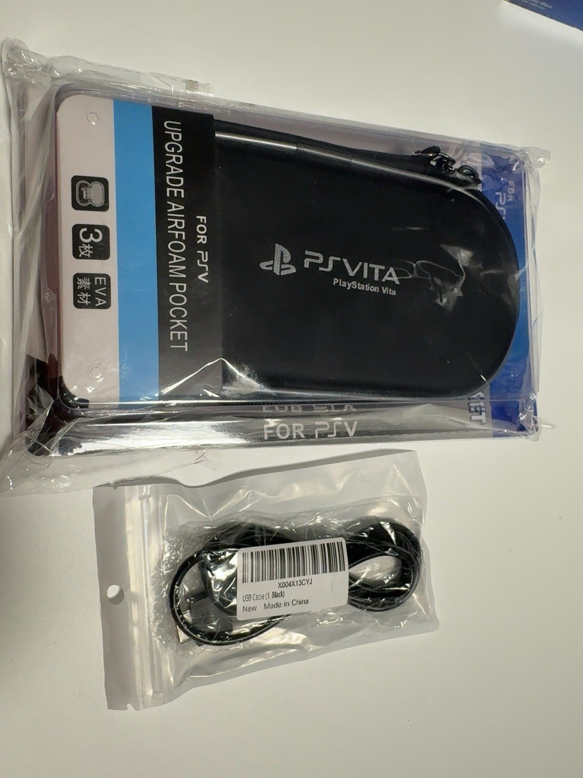 Sony PS Vita PCH-1000 OLED Crystal Black CIB Tested Working w/ Case Charger