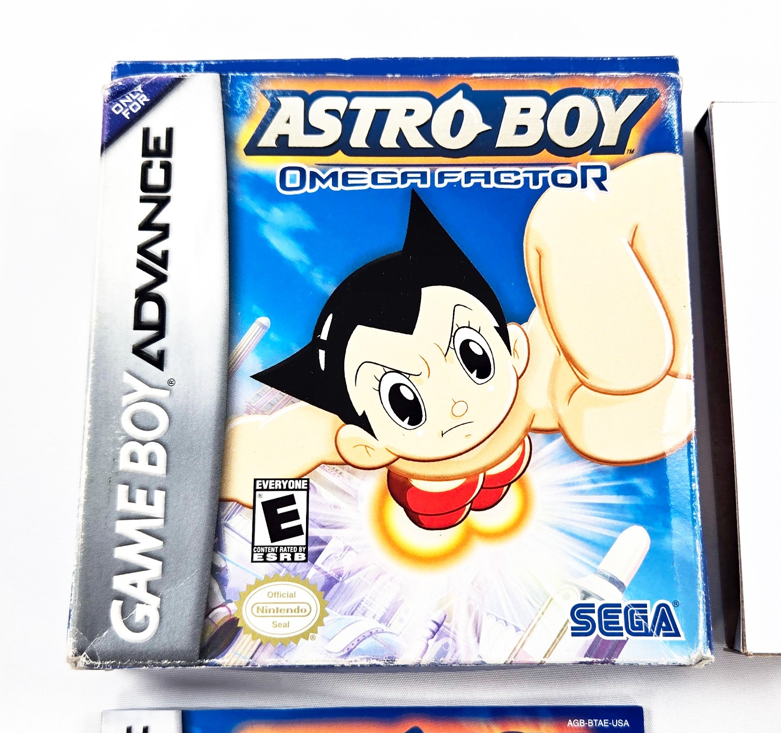 ASTRO BOY OMEGA FACTOR COMPLETE CIB 2004 Authentic Nintendo Game Boy Advance GBA