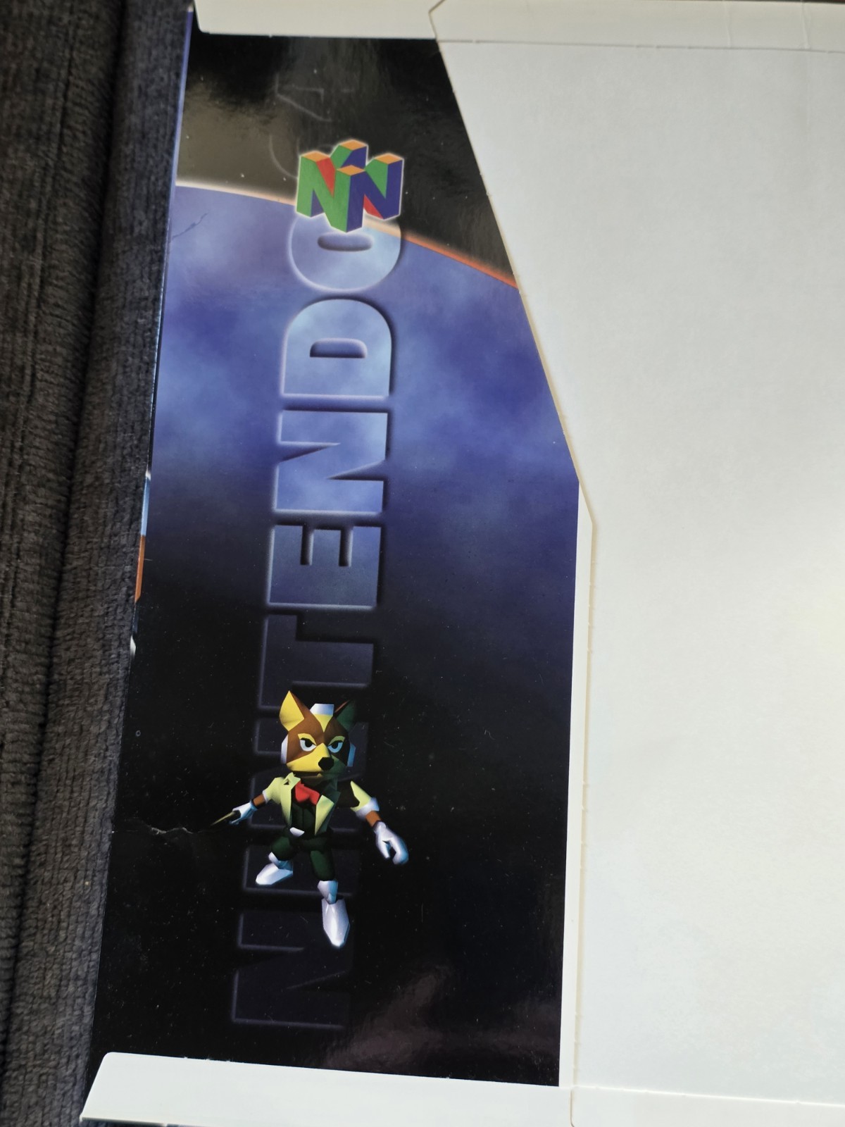 Vintage Nintendo 64 Folders Lot – Mario 64, Yoshi, Star Fox – 90s N64