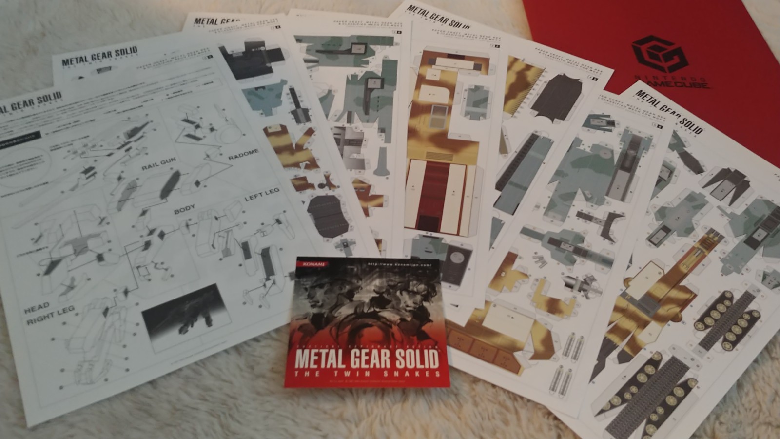 Metal Gear Solid Twin Snakes Promotional Store Standee lot Nintendo GameCube NFR