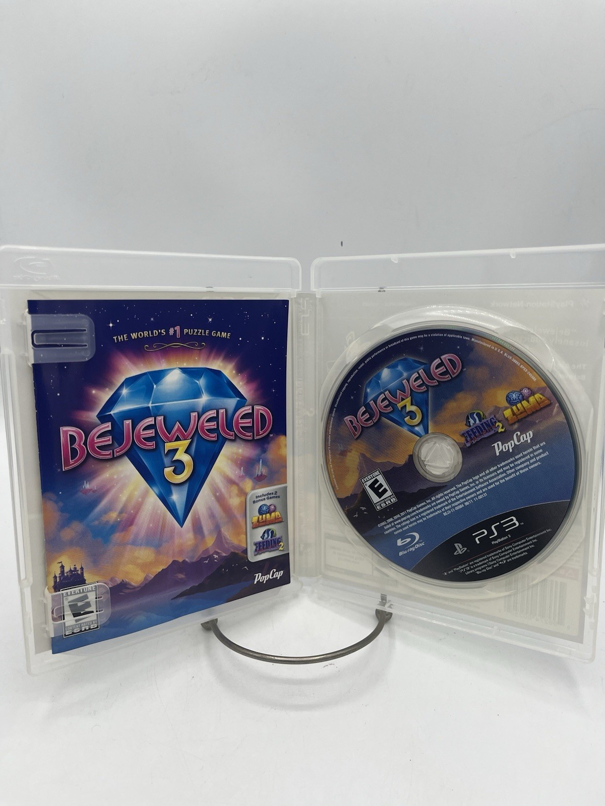Bejeweled 3 (Sony PlayStation 3, 2011) CIB Complete