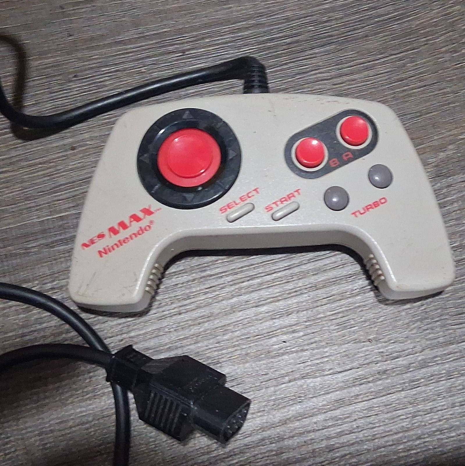 Nintendo NES MAX Turbo Wired Controller for Nintendo NES Gray Red Black