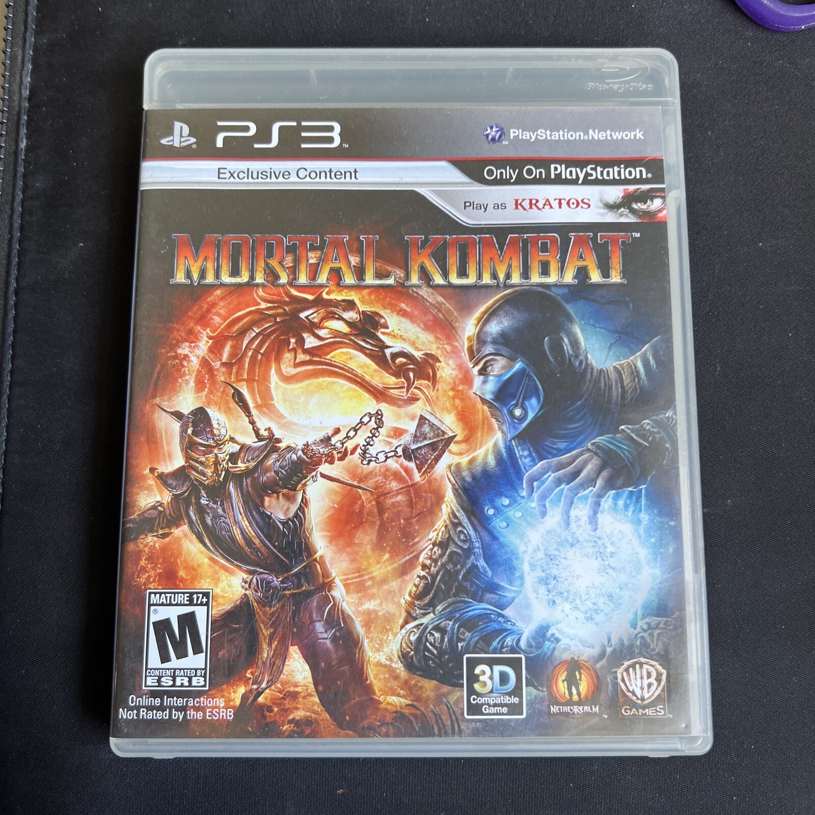 Mortal Kombat for the Sony PlayStation 3/PS3 Complete CIB