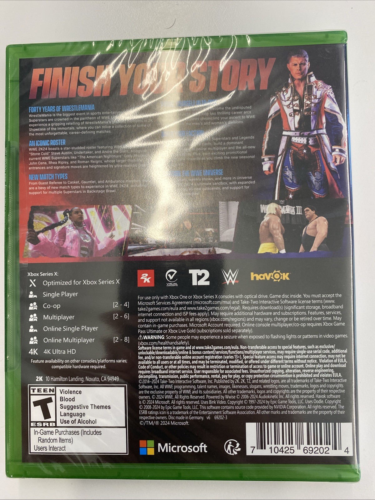 WWE 2K24 – Microsoft Xbox Series X|S Sealed