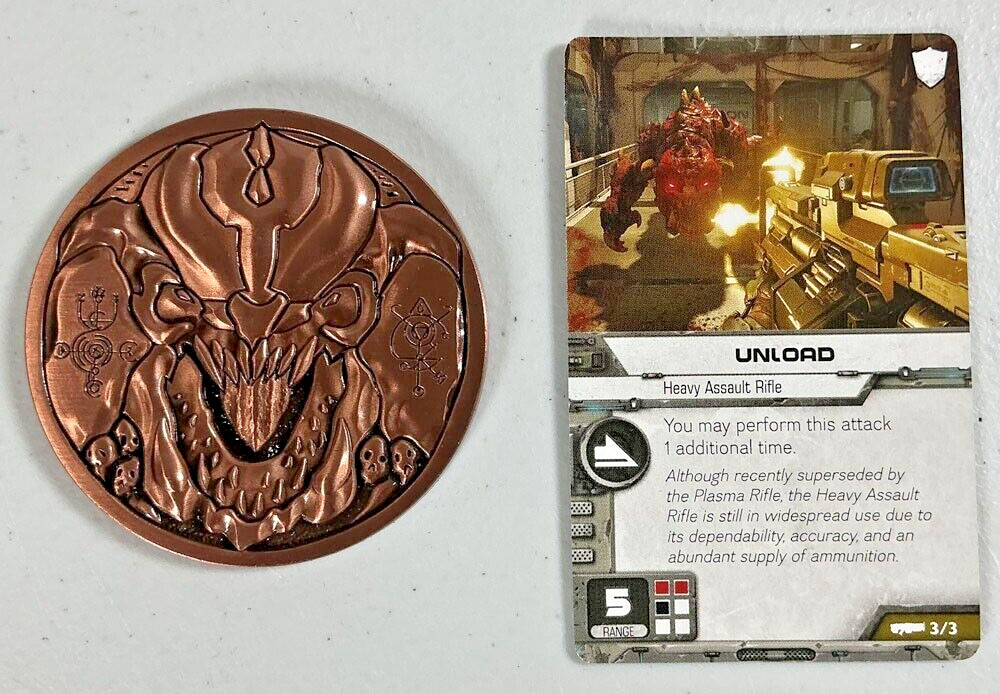 Doom Pinky Arcade Mode Medallion Coin Limited Edition – NEW + BONUS CARD