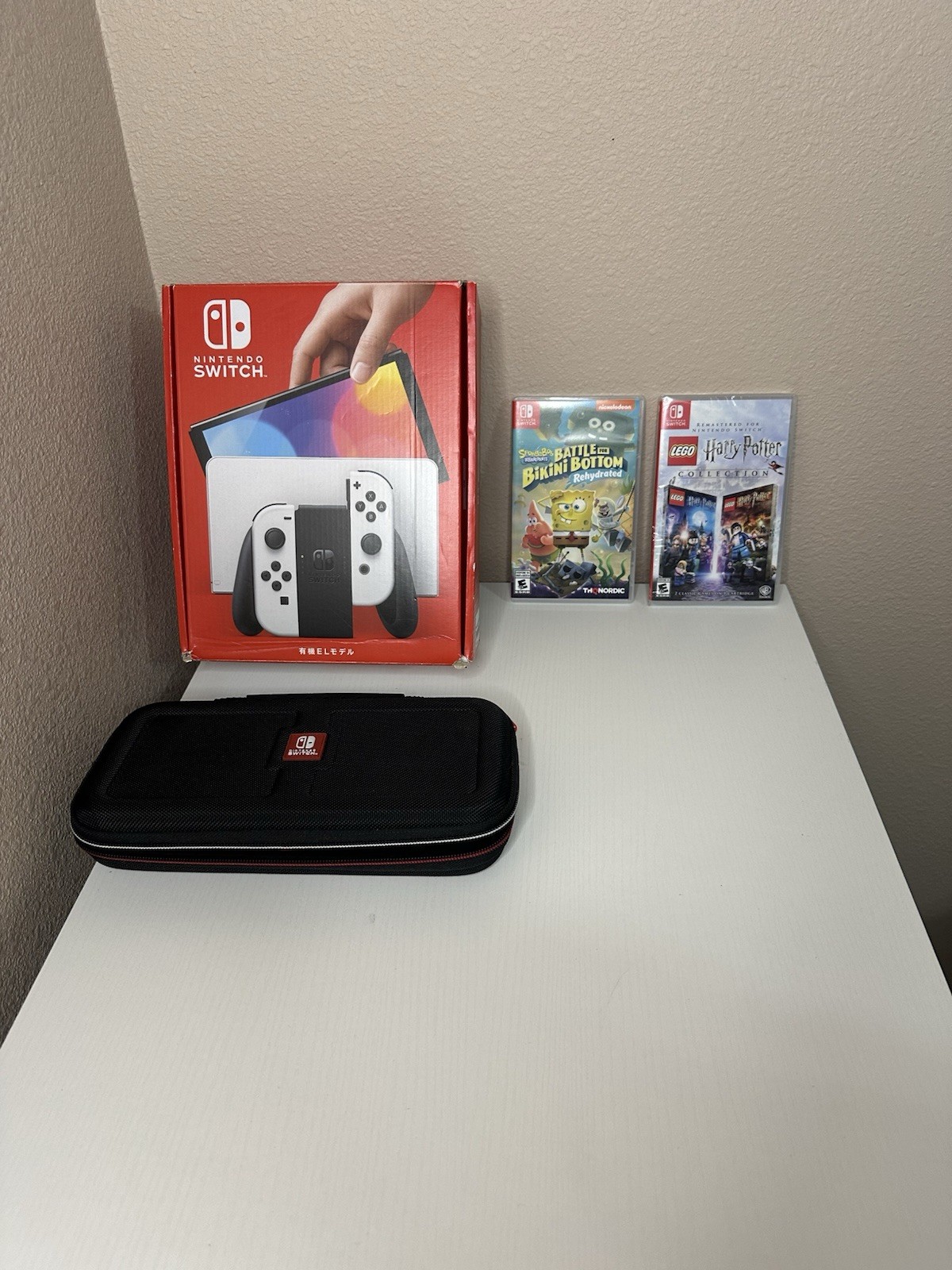 Nintendo Switch OLED White Console Bundle Game-Ready Brand New Never Opened