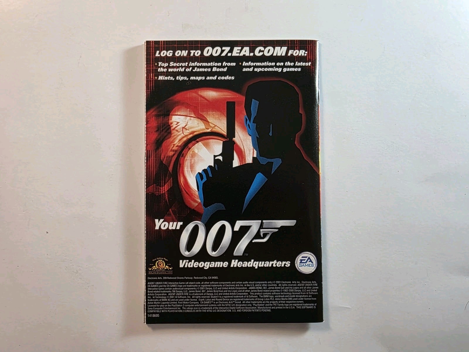007 Agent Under Fire and Nightfire PS2 Bundle