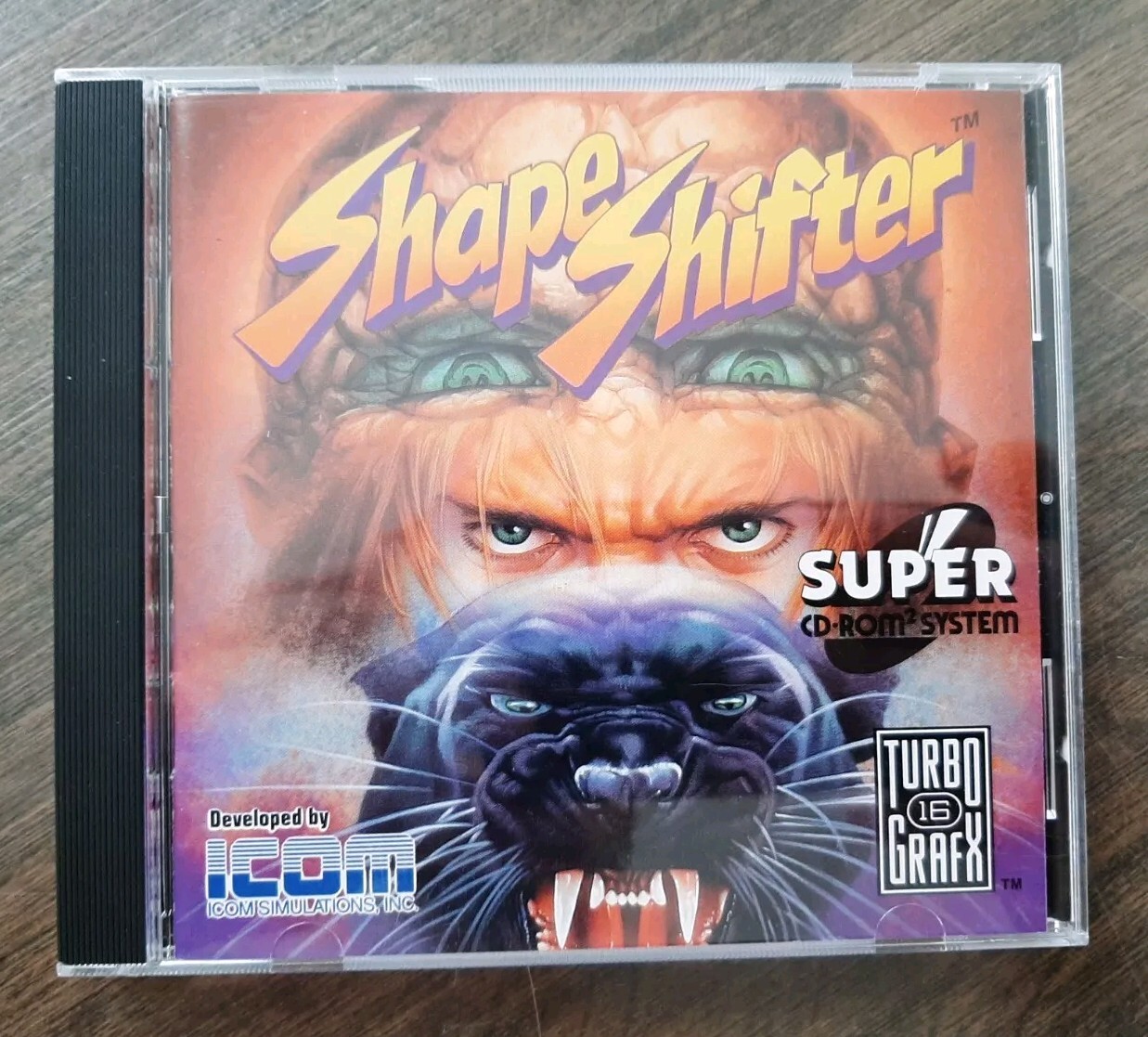 Shape Shifter for TurboGraFX 16 CD or TurboDUO Complete Authentic