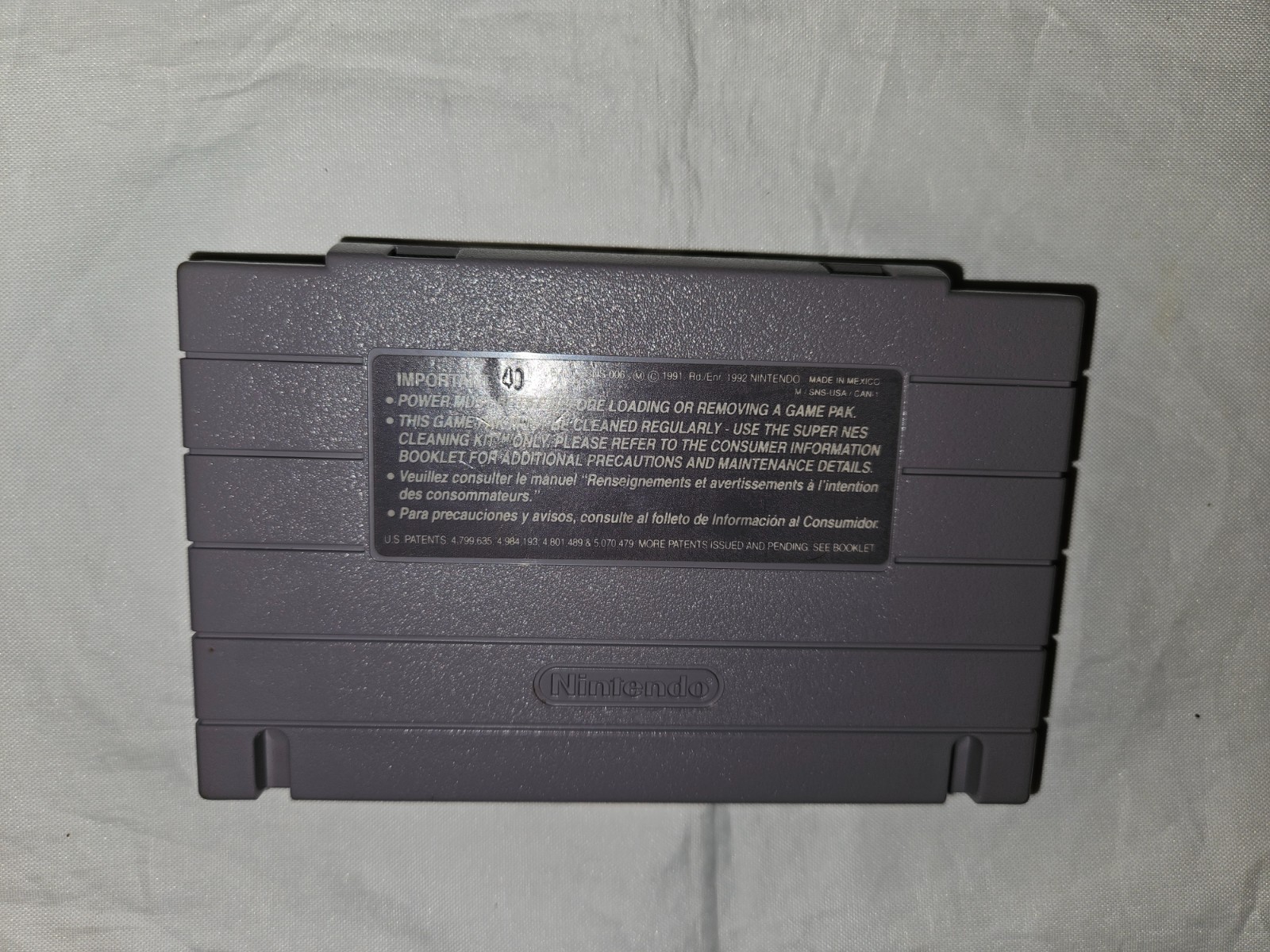 Bronkie the Bronchiasaurus Cartridge Only Authentic SNES Super Nintendo 1995