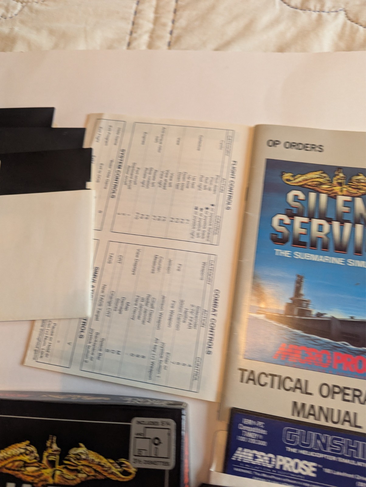 Micro Prose Games Lot Silent Service (Box) And Gunship + More – See Video