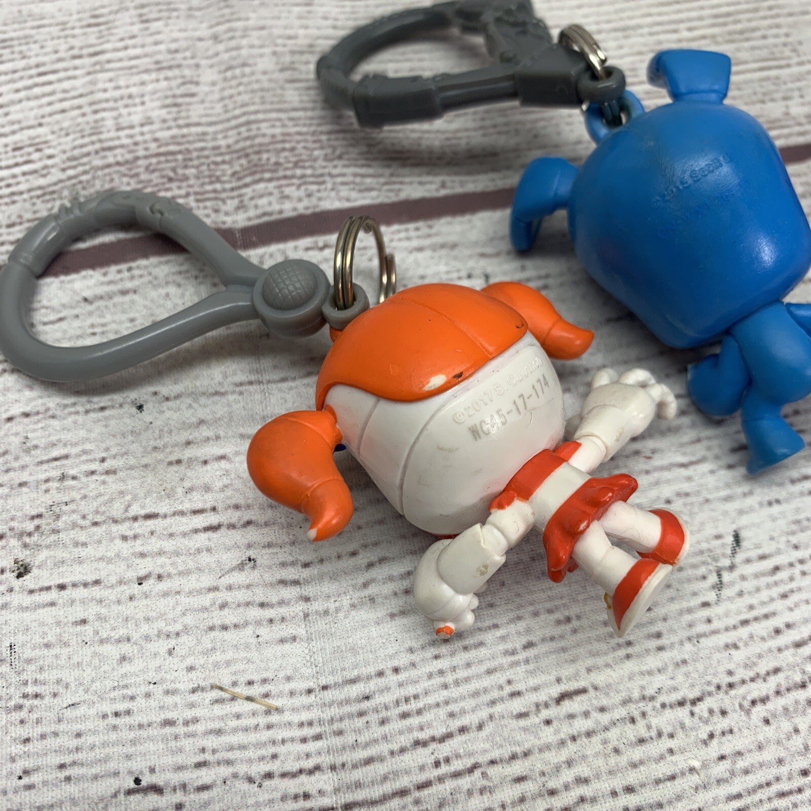 Five Nights At Freddy’s FNAF Backpack Clip, Hanger, Keychain – Lot of 3