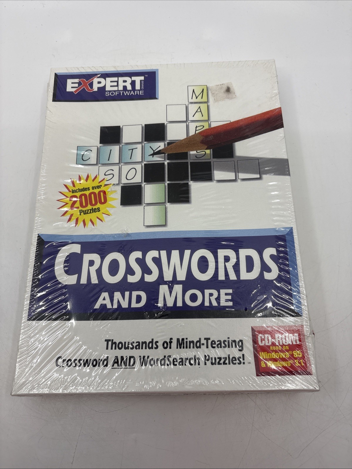 Big Box PC Game – Crosswords And More – Vintage – Factory Sealed
