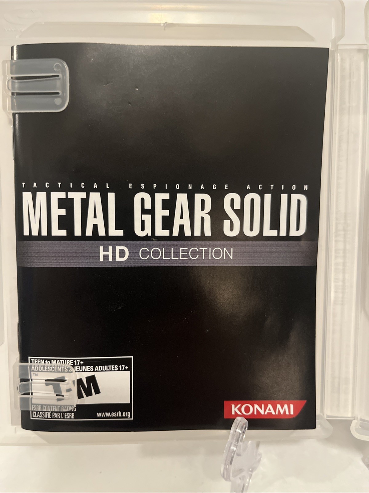 Metal Gear Solid HD Collection (Sony PlayStation 3, 2011) CIB Tested