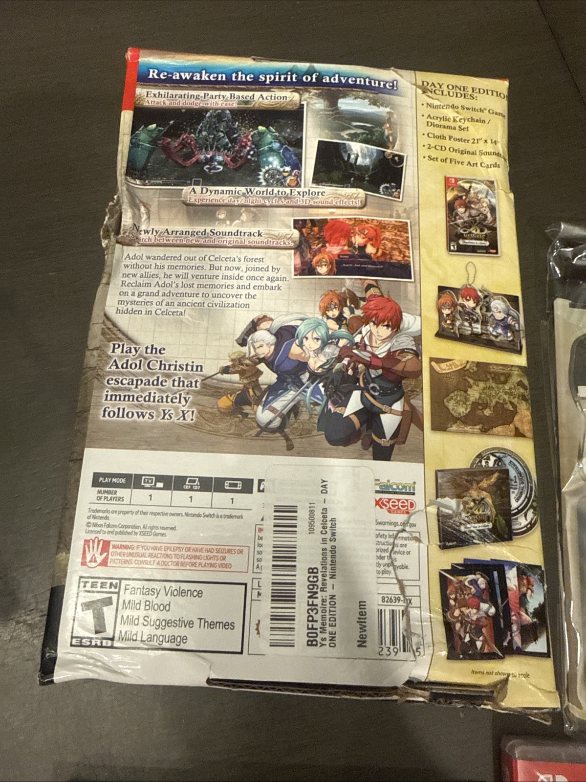 Ys Memoire: Revelations in Celceta Day One Edition Nintendo Switch New See Desc