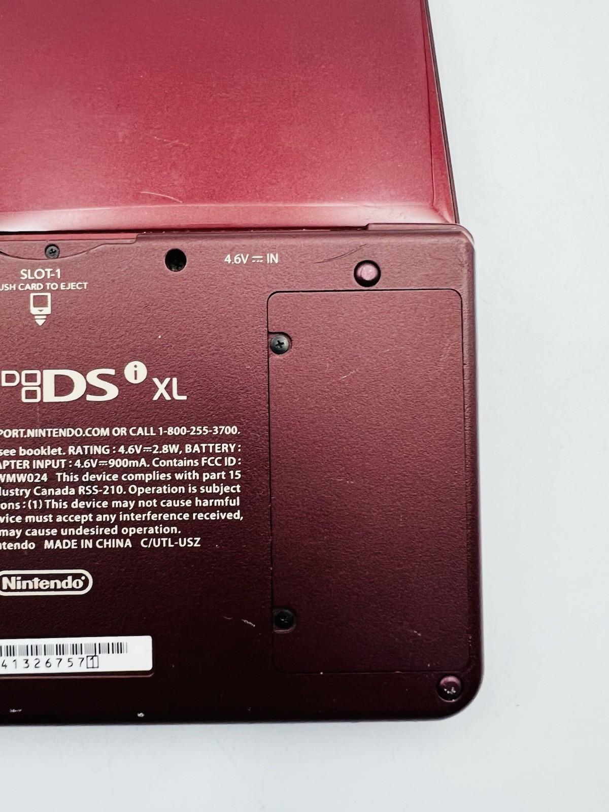 Nintendo DSi XL Burgundy Handheld Console Tested and Working – Console Only