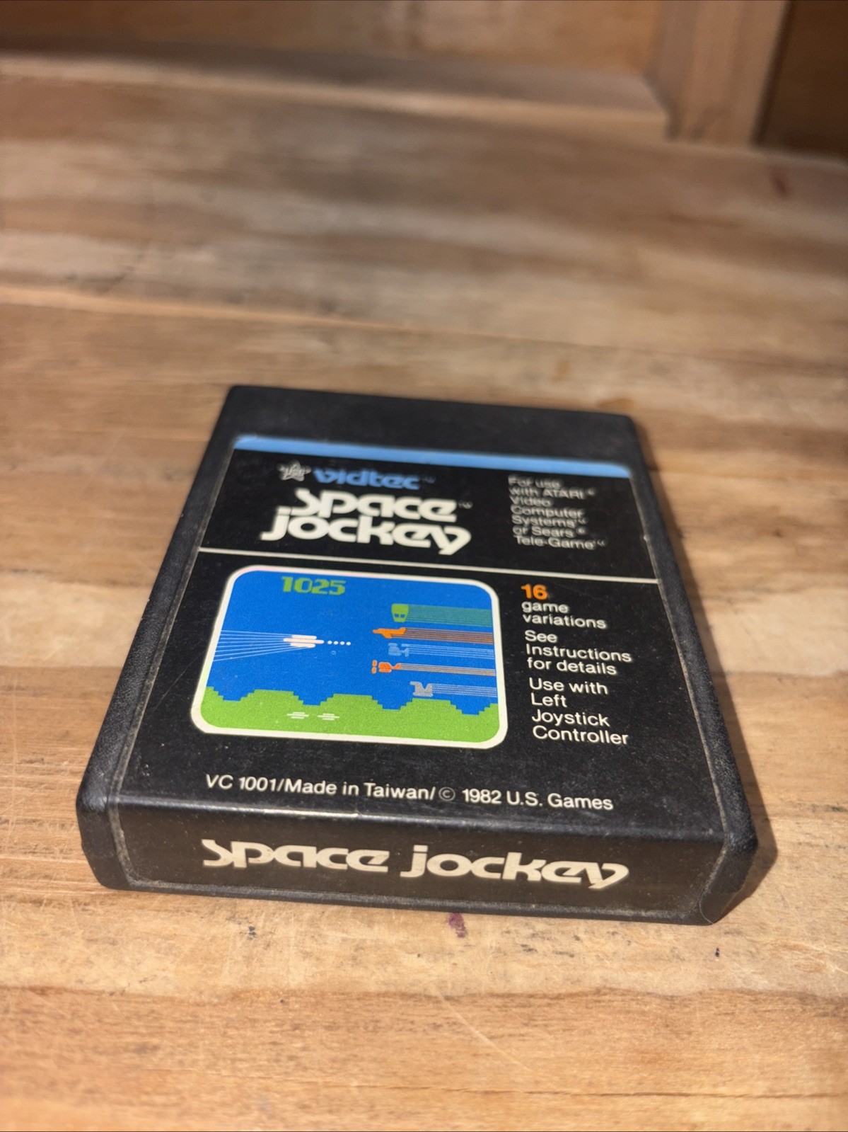 Atari 2600 US GAMES VIDTEC 3 Game Lot – Word Zapper, Space Jockey & Sneak’n Peak