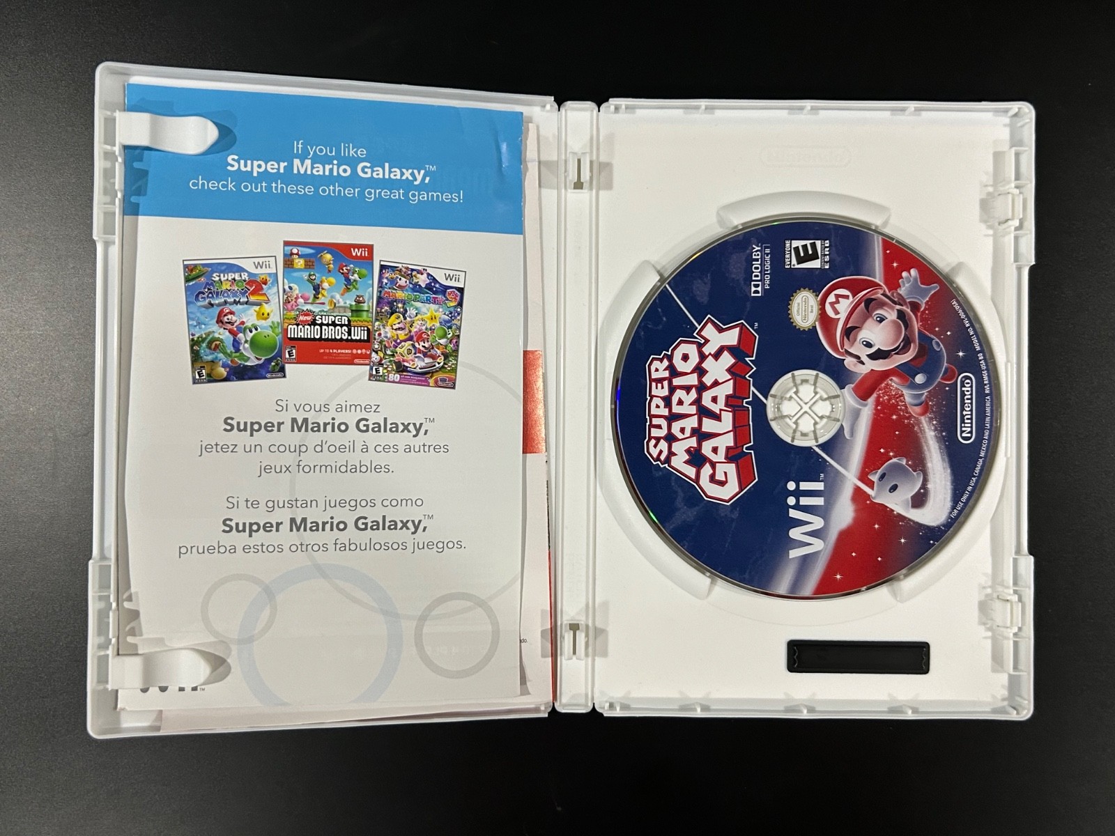Super Mario Galaxy (Nintendo Wii, 2011) – TESTED & WORKS