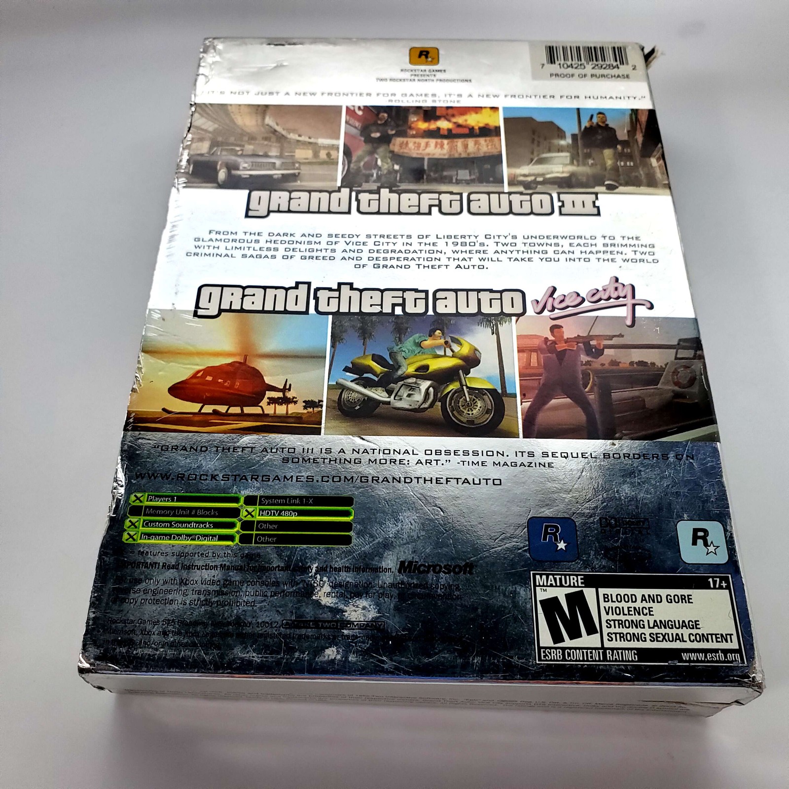 Grand Theft Auto Double Pack – Microsoft Xbox Tested 1Y Guarantee