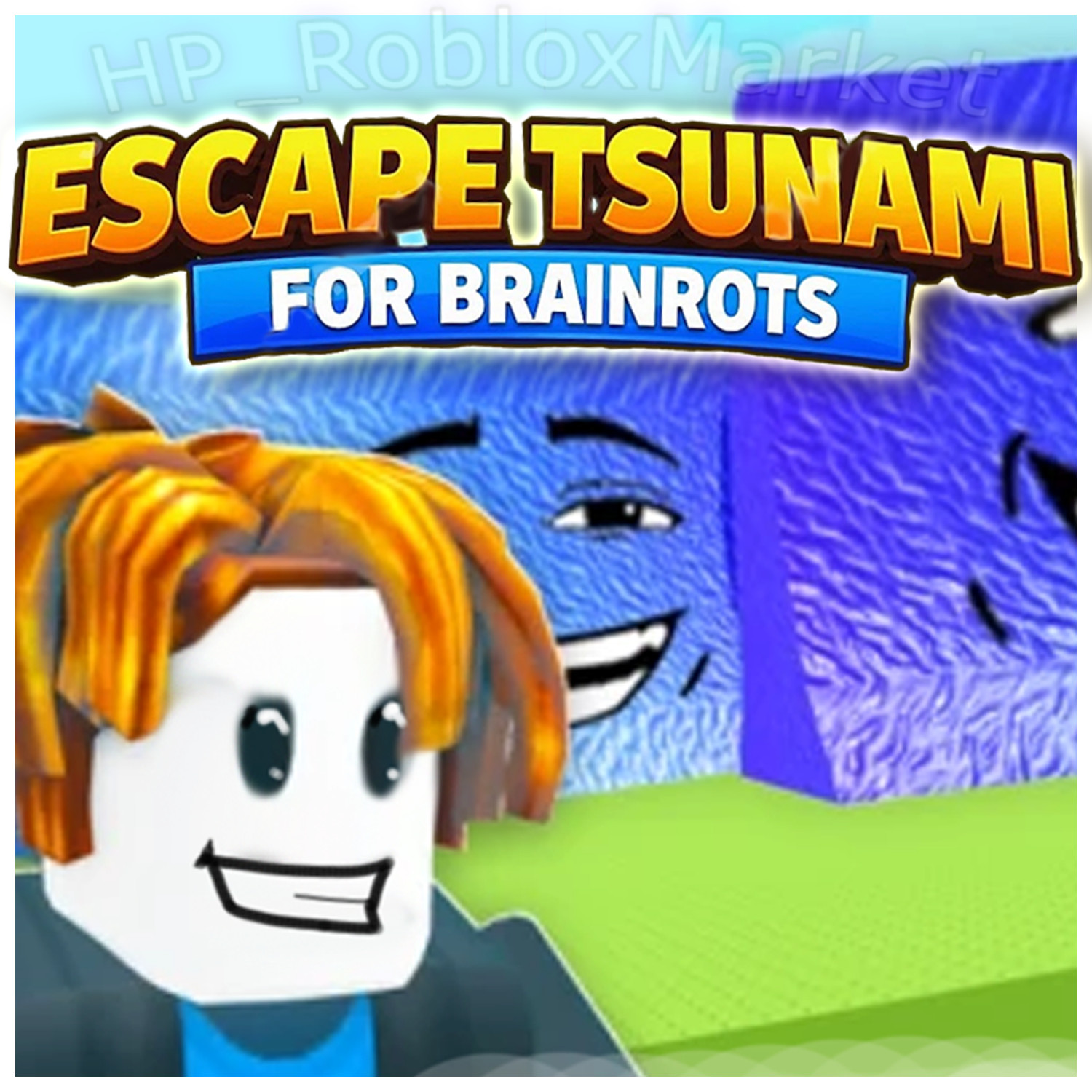 Escape Tsunami For Brainrots 🌊▶️ 5,000 TOKENS [⚡FASTEST DELIVERY⚡]