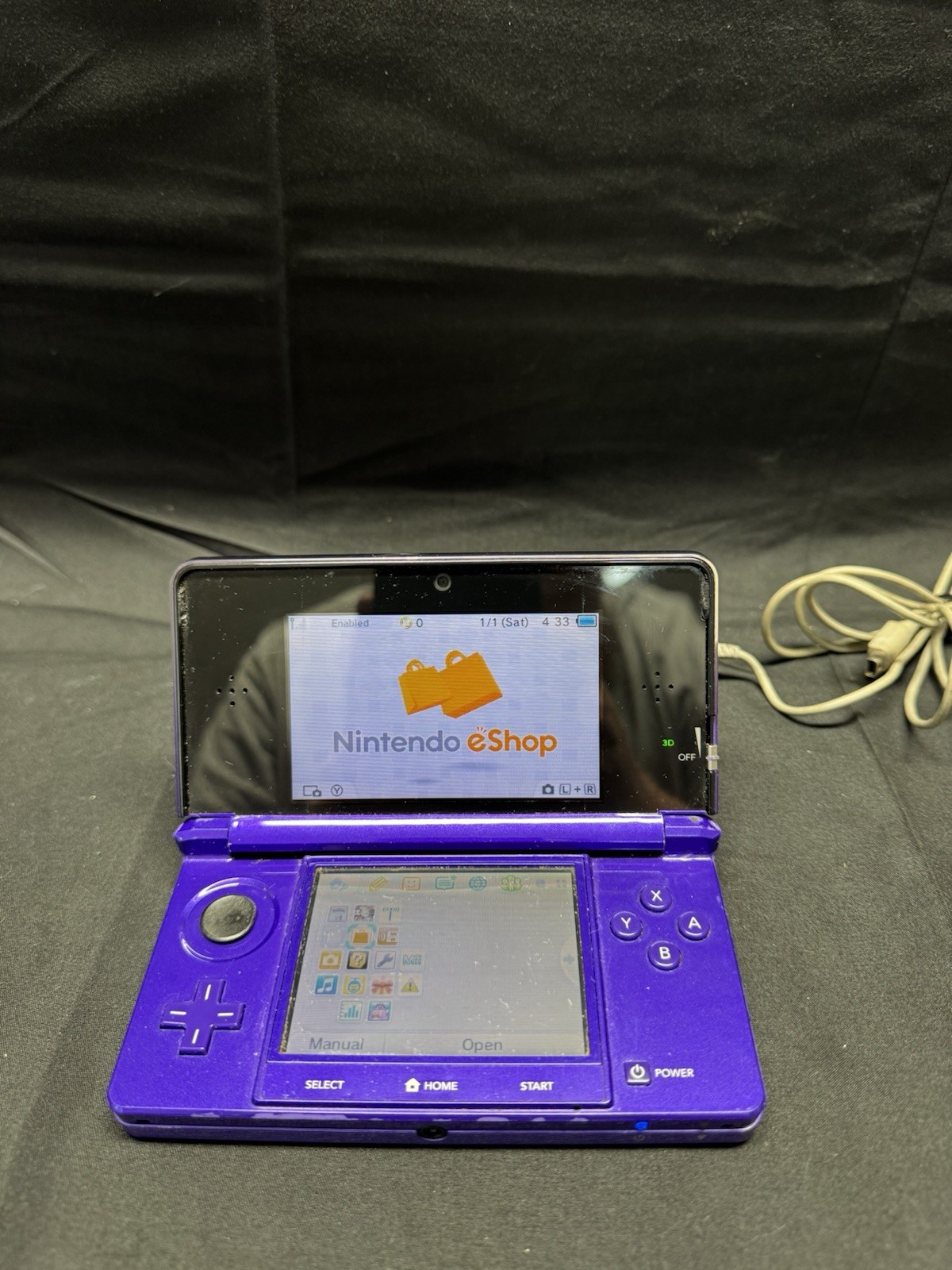 Nintendo 3DS Midnight Purple Portable Gaming Console