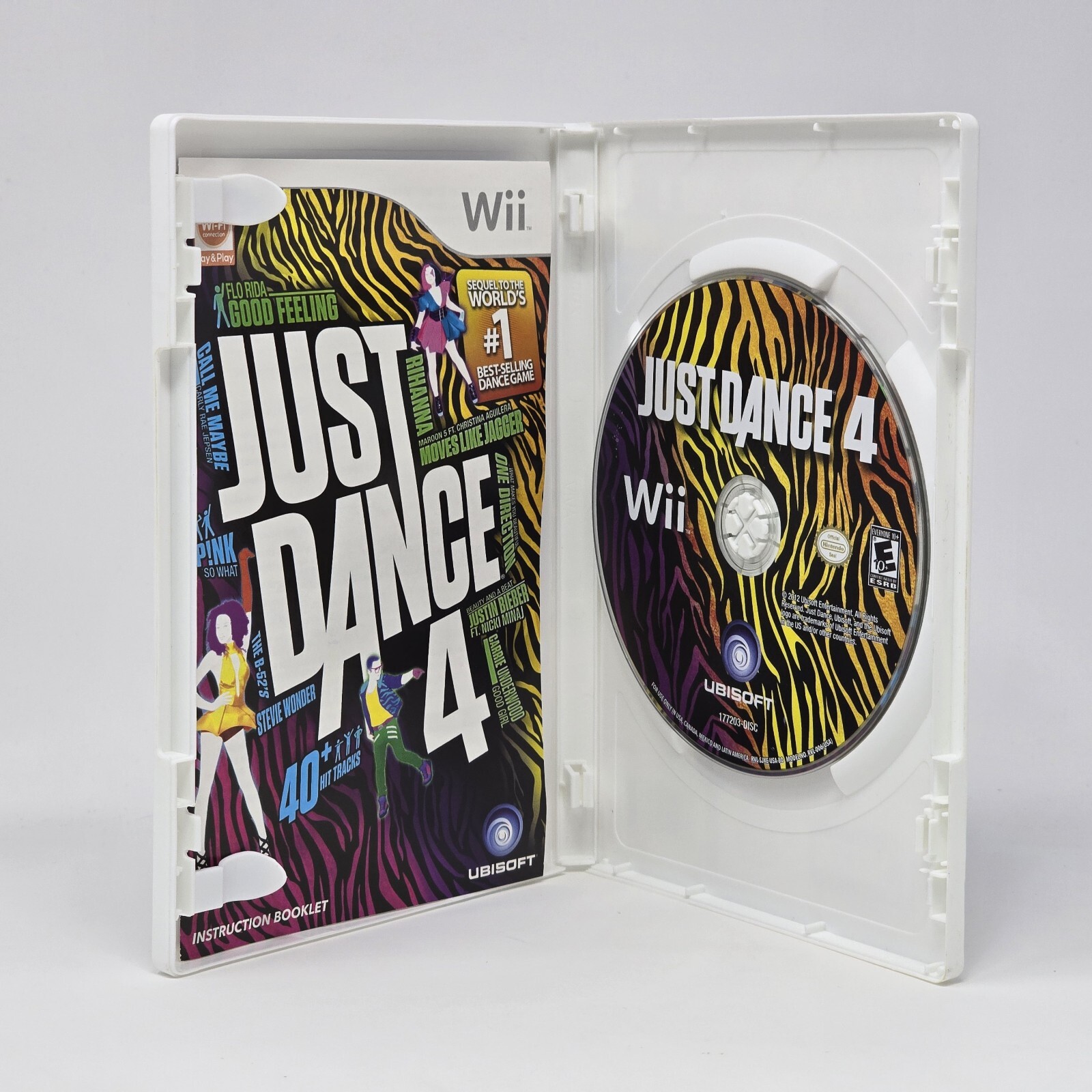 Just Dance 4 (Nintendo Wii) CIB COMPLETE & TESTED