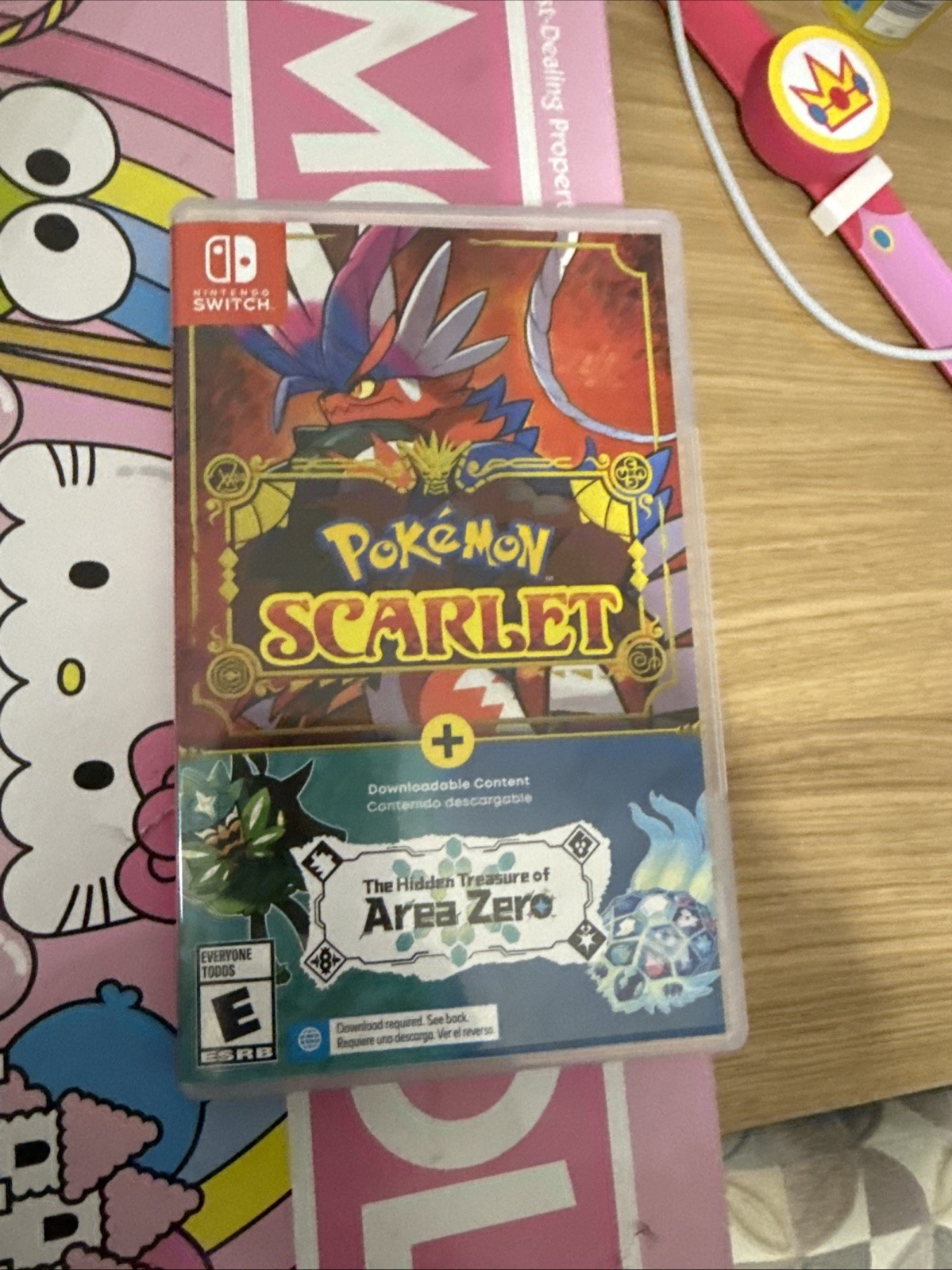 Pokemon Scarlet and The Hidden Treasure of Area Zero – Bundle (Nintendo Switch,