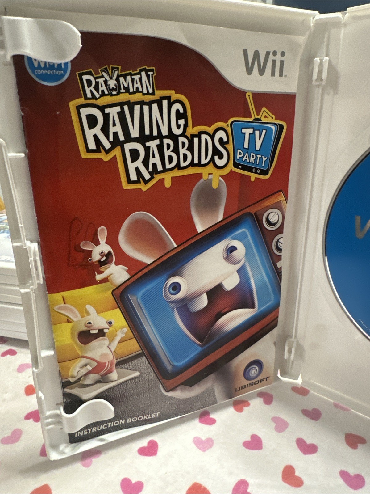 Lot Of 3 Rayman Raving Rabbids Nintendo Wii Tested Working